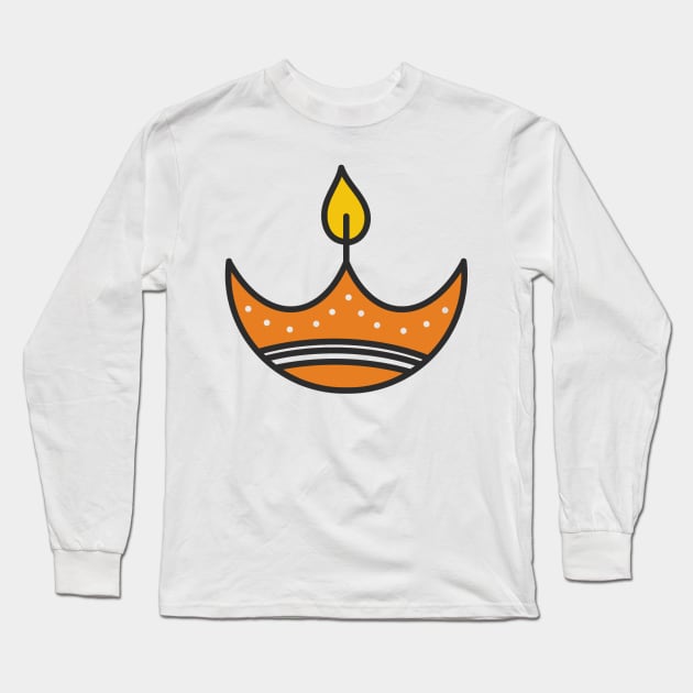 Diwali Long Sleeve T-Shirt by faiiryliite